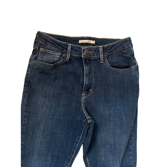 Levi's 721 High Rise Skinny Blue Jeans Women's Size 31 Dark Wash Denim - Picture 3 of 7